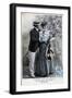 French Romantic Postcard, C1900-null-Framed Giclee Print