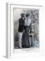 French Romantic Postcard, C1900-null-Framed Giclee Print