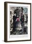 French Romantic Postcard, C1900-null-Framed Giclee Print