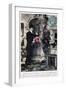 French Romantic Postcard, C1900-null-Framed Giclee Print