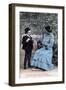 French Romantic Postcard, C1900-null-Framed Giclee Print