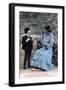 French Romantic Postcard, C1900-null-Framed Giclee Print