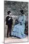 French Romantic Postcard, C1900-null-Mounted Giclee Print