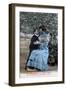 French Romantic Postcard, C1900-null-Framed Giclee Print