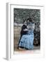 French Romantic Postcard, C1900-null-Framed Giclee Print