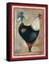 French Rooster I-Jennifer Garant-Framed Stretched Canvas