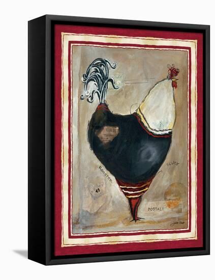 French Rooster I-Jennifer Garant-Framed Stretched Canvas