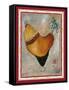 French Rooster II-Jennifer Garant-Framed Stretched Canvas