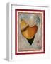 French Rooster II-Jennifer Garant-Framed Giclee Print