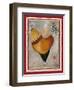 French Rooster II-Jennifer Garant-Framed Giclee Print