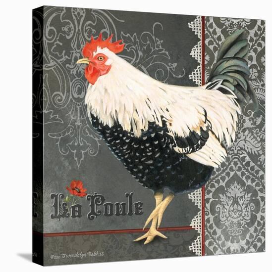 French Rooster II-Gwendolyn Babbitt-Stretched Canvas