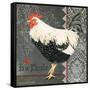 French Rooster II-Gwendolyn Babbitt-Framed Stretched Canvas