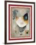 French Rooster III-Jennifer Garant-Framed Giclee Print