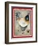 French Rooster III-Jennifer Garant-Framed Giclee Print