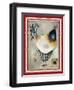 French Rooster III-Jennifer Garant-Framed Giclee Print