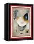 French Rooster III-Jennifer Garant-Framed Stretched Canvas