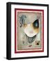 French Rooster III-Jennifer Garant-Framed Giclee Print