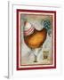 French Rooster IV-Jennifer Garant-Framed Giclee Print