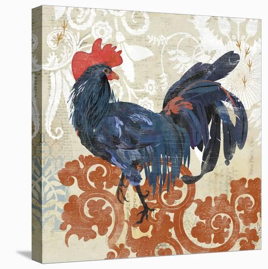 French Rooster-null-Stretched Canvas