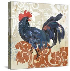 French Rooster-null-Stretched Canvas