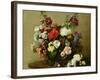 French Roses and Peonies, 1881-Henri Fantin-Latour-Framed Giclee Print