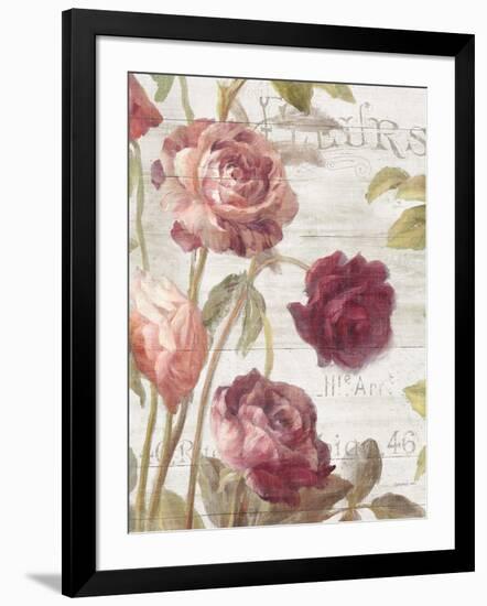 French Roses II-Danhui Nai-Framed Art Print