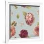 French Roses Pattern IA-Danhui Nai-Framed Art Print