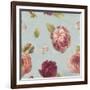 French Roses Pattern IA-Danhui Nai-Framed Art Print