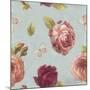 French Roses Pattern IA-Danhui Nai-Mounted Art Print