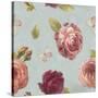 French Roses Pattern IA-Danhui Nai-Stretched Canvas