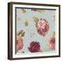 French Roses Pattern IA-Danhui Nai-Framed Art Print