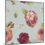 French Roses Pattern IA-Danhui Nai-Mounted Art Print