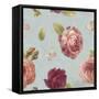 French Roses Pattern IA-Danhui Nai-Framed Stretched Canvas