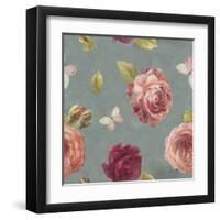 French Roses Pattern IB-Danhui Nai-Framed Art Print