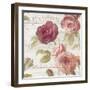 French Roses V-Danhui Nai-Framed Art Print