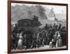 French Royal Family are Brought Back from Varennes-W. Greatbatch-Framed Art Print