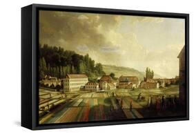 French Royal Textile Factory, Jouy-en-Josas, France, 1806-Jean-Baptiste Huet-Framed Stretched Canvas