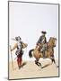 French Royal Troops, C1750-A Lemercier-Mounted Giclee Print