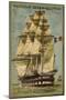 French Sailing Ship Algesiras-null-Mounted Giclee Print