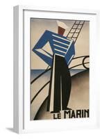 French Sailor, Le Marin-null-Framed Art Print