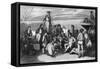 French Sailors Off-Duty-Max Radiguet-Framed Stretched Canvas