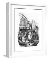 French Saw Mill-Victor Adam-Framed Giclee Print