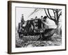 French Schneider Tank at Marly-Le-Roi During World War I-Robert Hunt-Framed Photographic Print