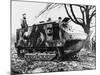 French Schneider Tank at Marly-Le-Roi During World War I-Robert Hunt-Mounted Photographic Print