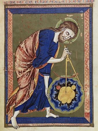 God, the Divine Architect Illumination from Bible moralisée, Codex Vindobonensis 2554