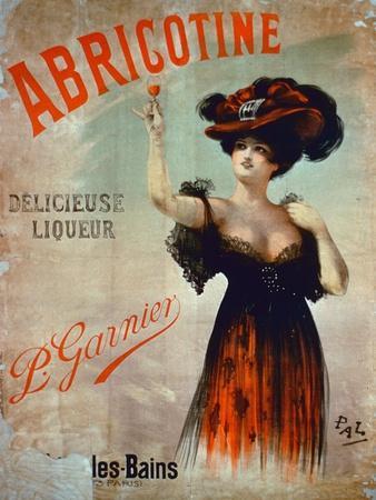 Poster Advertising 'Abricotine', Made by P. Garnier, Paris