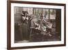 French Schoolkids-null-Framed Photographic Print