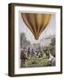 French Scientist Gay-Lussac Makes One of His Ascents at Paris-null-Framed Art Print