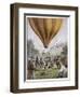 French Scientist Gay-Lussac Makes One of His Ascents at Paris-null-Framed Art Print