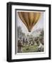 French Scientist Gay-Lussac Makes One of His Ascents at Paris-null-Framed Art Print